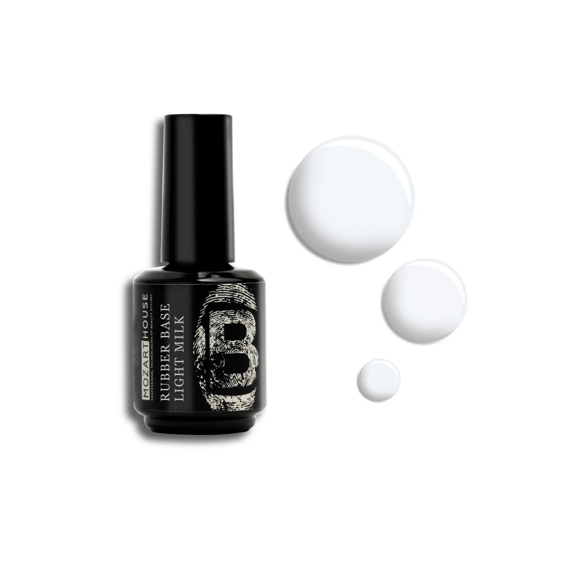 Base Coat GEL POLISH RUBBER BASE LIGHT MILK, 15 ml Base Coat GEL POLISH RUBBER BASE LIGHT MILK, 15 ml