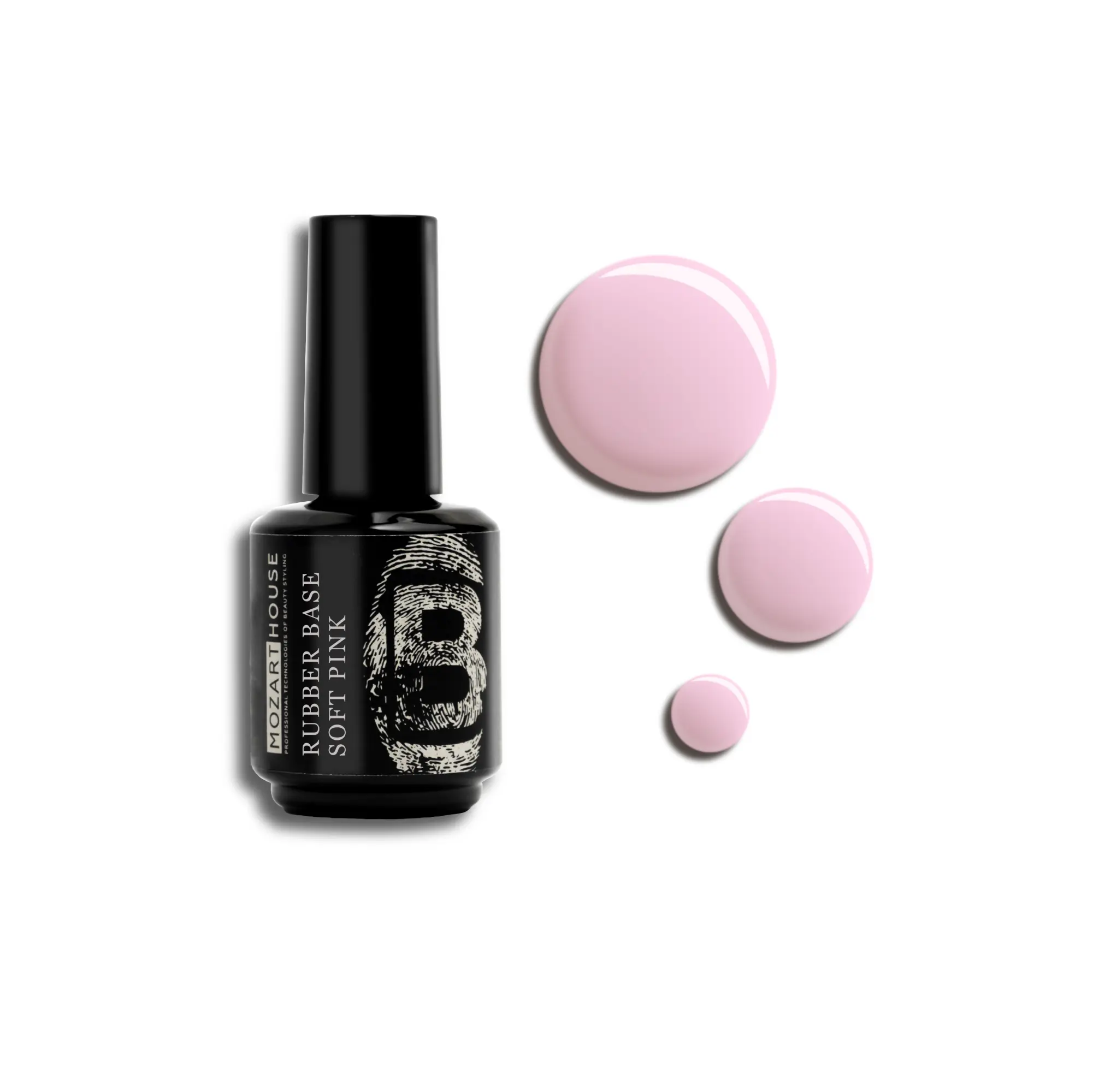 Base Coat GEL POLISH Rubber Base Soft Pink, 15 ml Base Coat GEL POLISH Rubber Base Soft Pink, 15 ml